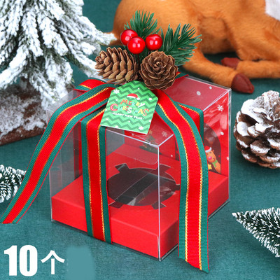 Σετ από 10 κουτιά δώρων Χριστουγέννων με τρισδιάστατα στοιχεία
