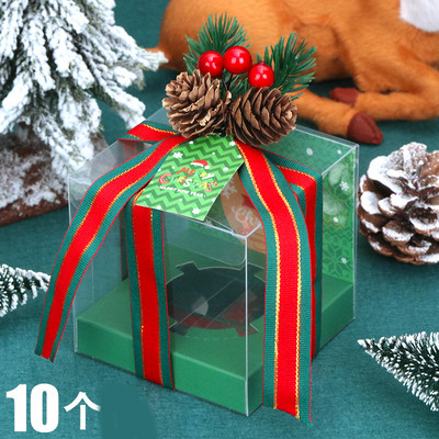 Σετ από 10 κουτιά δώρων Χριστουγέννων με τρισδιάστατα στοιχεία