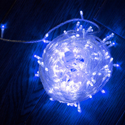 Χρωματιστά Χριστουγεννιάτικα φώτα μεγέθους 10 μέτρων