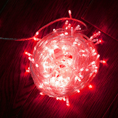 Χρωματιστά Χριστουγεννιάτικα φώτα μεγέθους 10 μέτρων