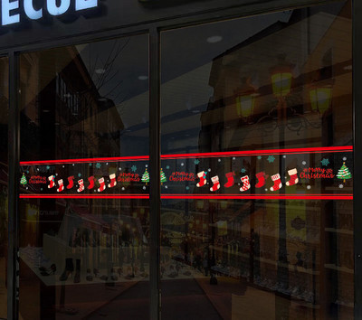 Karácsonyi öntapadós matricák - többféle modell