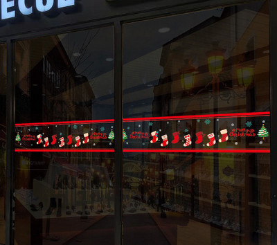 Karácsonyi öntapadós matricák - többféle modell