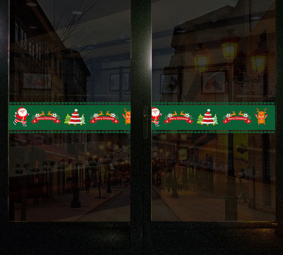 Karácsonyi öntapadós matricák - többféle modell