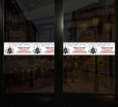 Karácsonyi öntapadós matricák - többféle modell