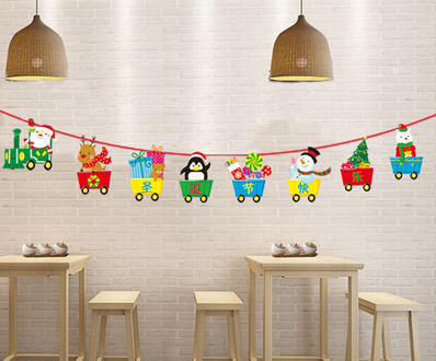 Papír karácsonyi dekoráció többféle modellben