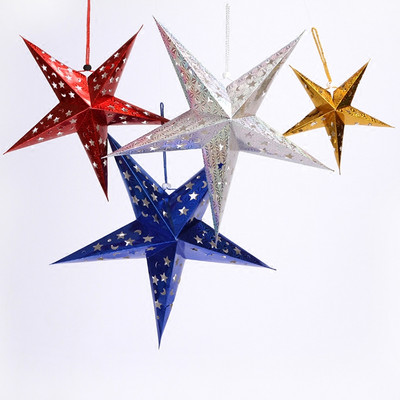 Papír karácsonyi dekoráció többféle modellben