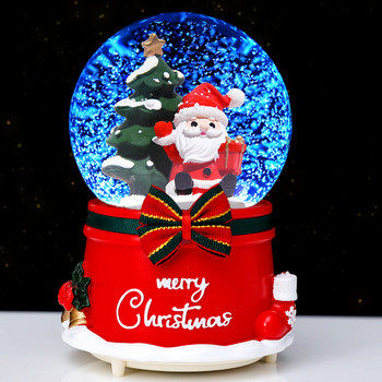 Διακοσμητικό χριστουγεννιάτικο παιχνίδι σε σχήμα κρυστάλλινης σφαίρας