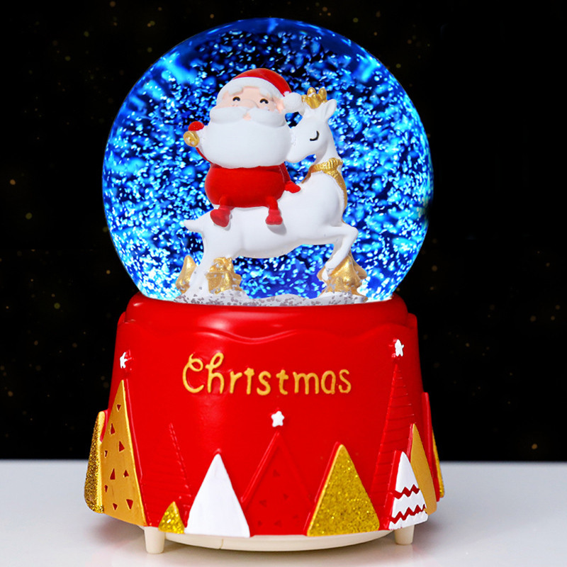 Dekoratív karácsonyi játék kristálygömb formájában