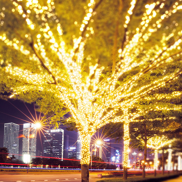 Božićne trepćuće lampice veličine 10 metara