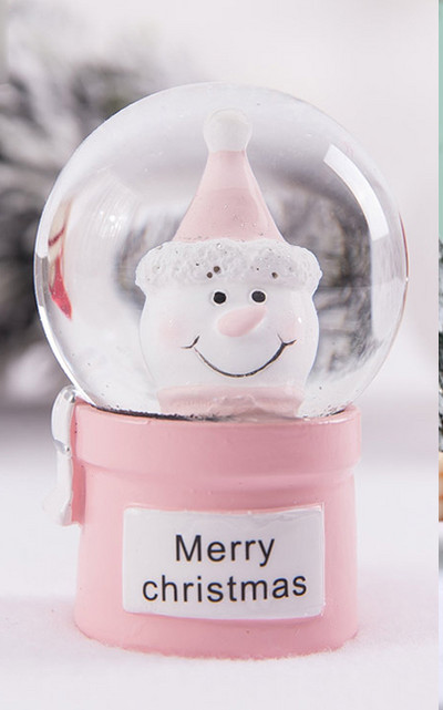 Kristálygömb alakú kis karácsonyi játék