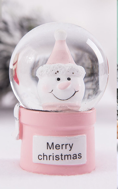 Kristálygömb alakú kis karácsonyi játék