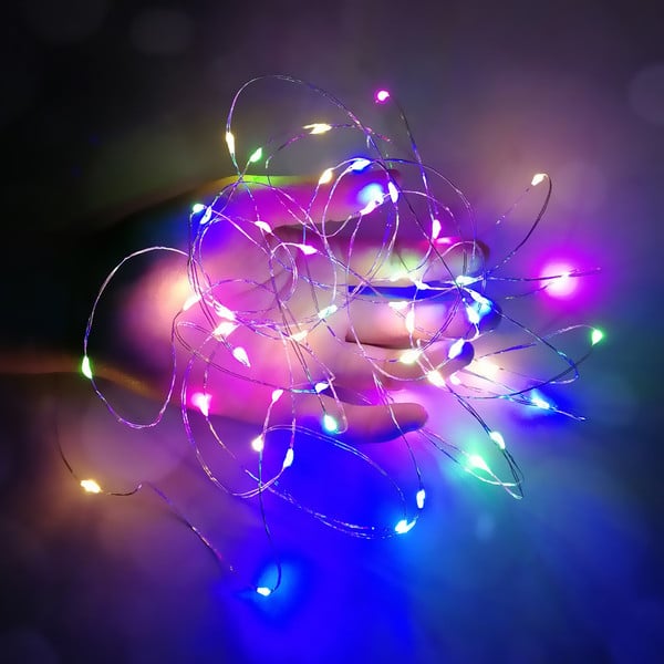 Χριστουγεννιάτικα φώτα LED με τηλεχειριστήριο