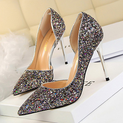 Pantofi moderni de dama cu toc inalt in tocuri de 9,5 cm