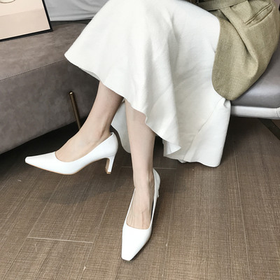 Öko bőrből készült női cipő mindennapi használatra