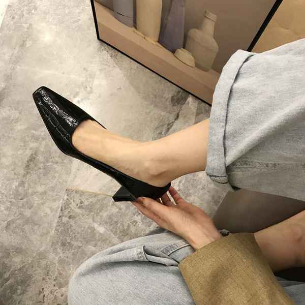 Öko bőrből készült női cipő mindennapi használatra