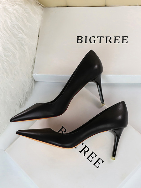 Stílusos női cipő eko bőrből, 7,5 cm vagy 10,5 cm sarokkal