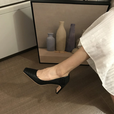 Női alkalmi cipő műbőr sarokkal