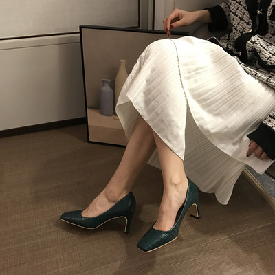 Női alkalmi cipő műbőr sarokkal