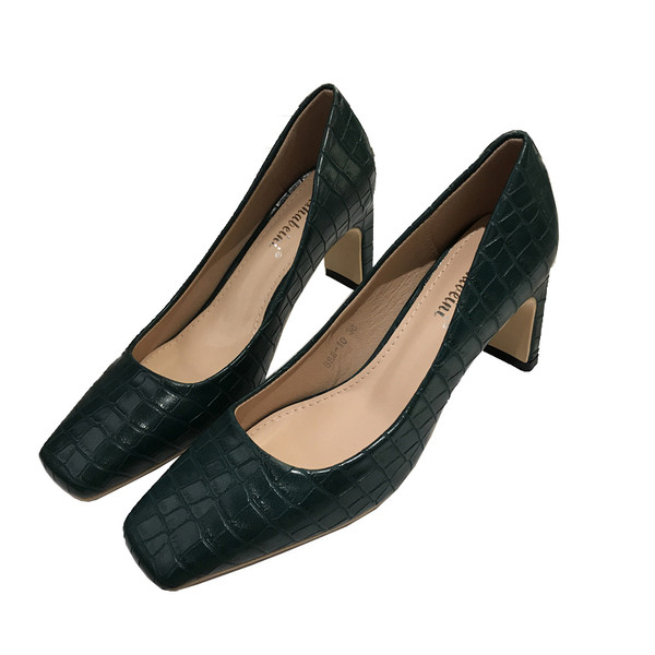 Női alkalmi cipő műbőr sarokkal