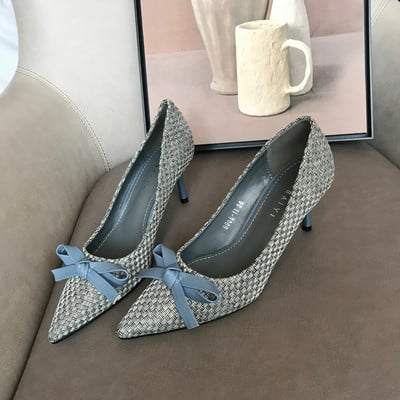 Γυναικεία casual παπούτσια με τακούνι 6,5 cm - δύο μοντέλα