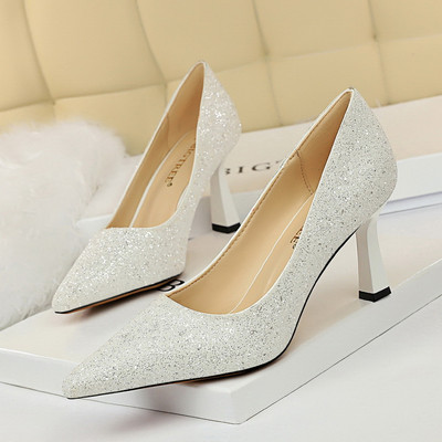 Izoštreni model ženskih cipela na petu debljine 7,5 cm - više modela