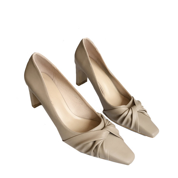 Új modell női cipő műbőr sarokkal