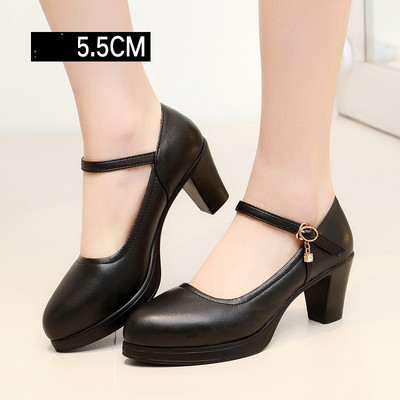 Ženske casual cipele s platformom i debelom petom s remenčićima