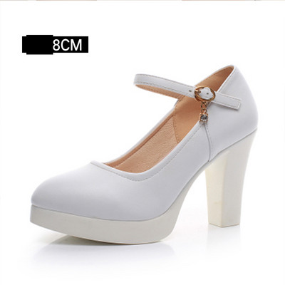 Ženske casual cipele s platformom i debelom petom s remenčićima