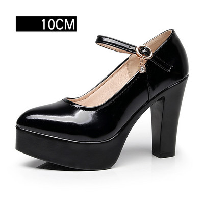 Ženske casual cipele s platformom i debelom petom s remenčićima