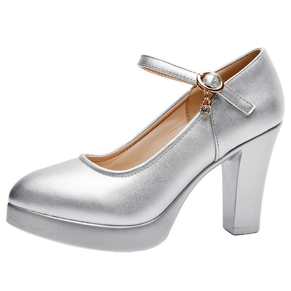 Ženske casual cipele s platformom i debelom petom s remenčićima