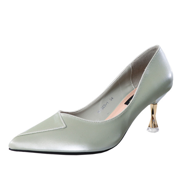 Modern női hegyes cipő közepes sarkú-6 cm