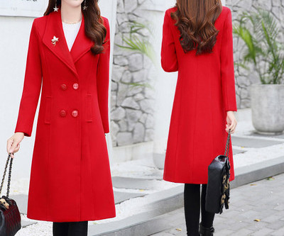 Új modell női kabát testre szabott modell spitz nyakkivágással