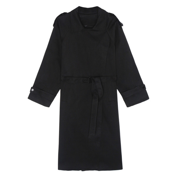 Dugi ženski baloner sa džepovima