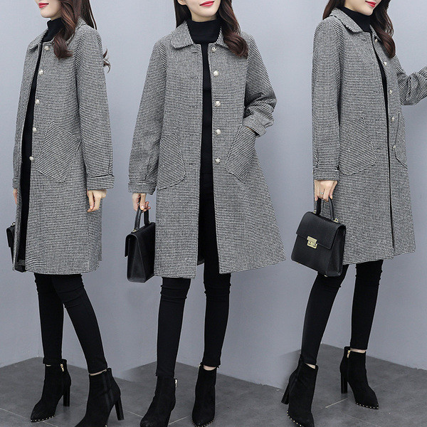 Нов модел дамско палто с джобове в няколко цвята