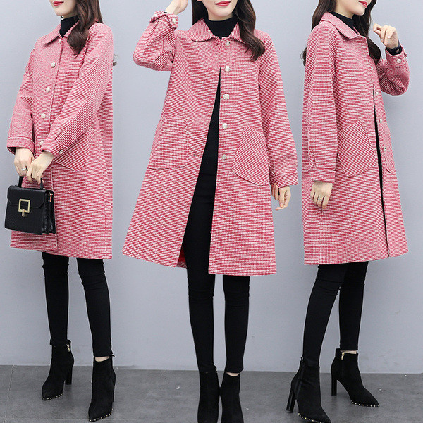 Нов модел дамско палто с джобове в няколко цвята