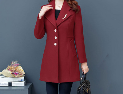 Μοντέρνο γυναικείο μάλλινο παλτό -διάφορα μοντέλα