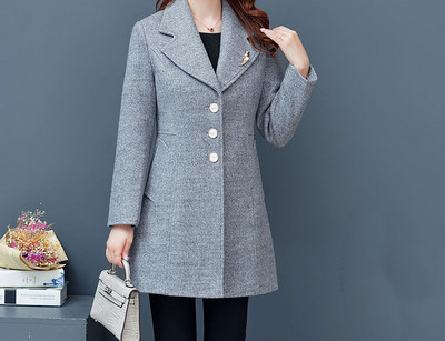 Μοντέρνο γυναικείο μάλλινο παλτό -διάφορα μοντέλα