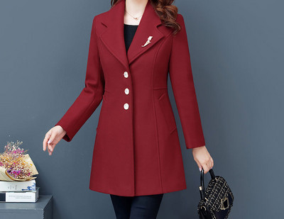Μοντέρνο γυναικείο μάλλινο παλτό -διάφορα μοντέλα