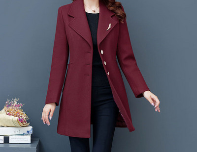 Μοντέρνο γυναικείο μάλλινο παλτό -διάφορα μοντέλα