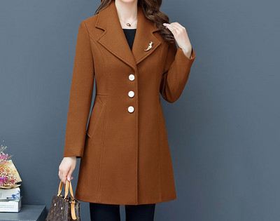 Μοντέρνο γυναικείο μάλλινο παλτό -διάφορα μοντέλα