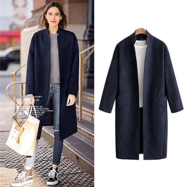 Új modell őszi kabát széles modell rögzítés nélkül