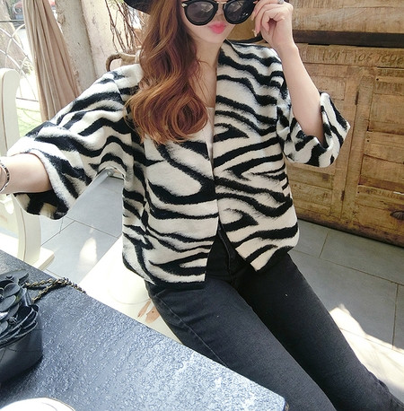 Napi rövid őszi kabát 3/4 ujjal