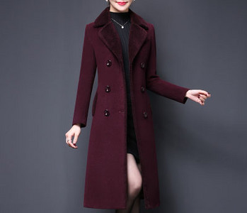 Modern női hosszú kabát gombokkal - több modell