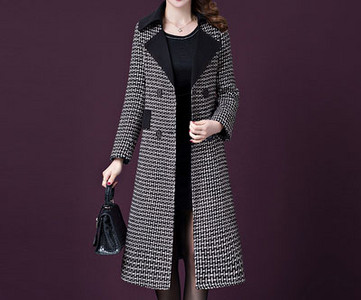 Modern női hosszú kabát gombokkal - több modell