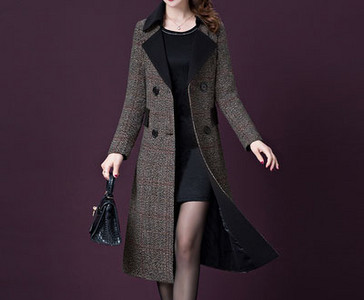 Modern női hosszú kabát gombokkal - több modell