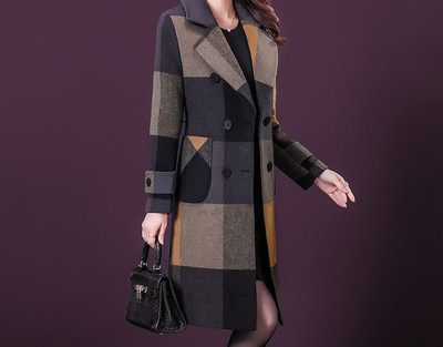 Modern női hosszú kabát gombokkal - több modell