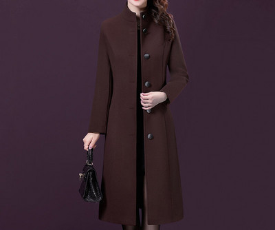 Modern női hosszú kabát gombokkal - több modell