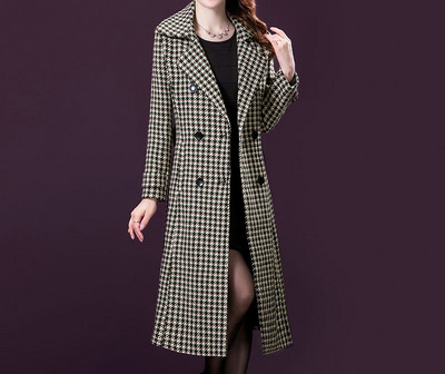 Modern női hosszú kabát gombokkal - több modell