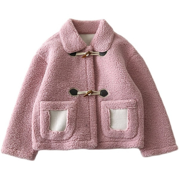 Női tollkabát zsebekkel