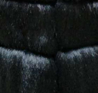 Női tollkabát textil ujjakkal